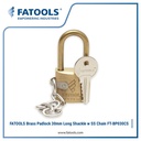 FATOOLS BP30CS - PADLOCK LONG SHACKLE WITH CHAIN SIZE 8"