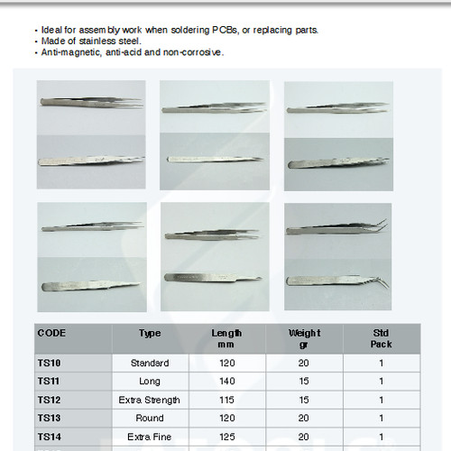 FATOOLS TZ12 - PRECISION TWEEZERS SIZE POWERFUL