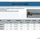 FATOOLS CO-250115 - DIGITAL DEPTH GAUGE SIZE 6"