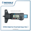 FATOOLS DTT310910 - DIGITAL TYRE THREAD DEPTH GAUGE SIZE 10MM