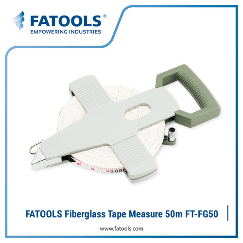 FATOOLS FG50 FIBERGLASS TAPE MEASURE 50M METERAN TALI