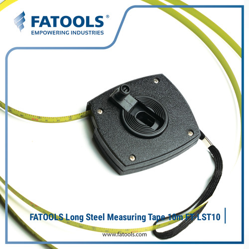 FATOOLS LST10 Long Steel Measuring Tape 10M Meteran Besi Roll
