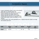 FATOOLS CS200 - COMBINATION SQUARE