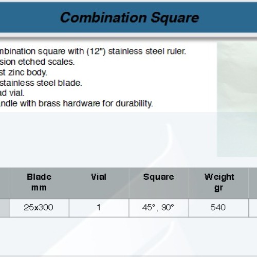 FATOOLS CS100 - COMBINATION SQUARE