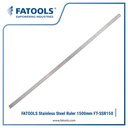 FATOOLS SSR150 Stainless Straight Ruler 1500MM Penggaris Besi 1.5m 150