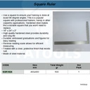 FATOOLS SQR1624 - STEEL SQUARE LEVEL SIZE 40X60