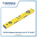 FATOOLS AL400 Aluminium Level 16" 400mm Waterpass Spirit Magnet