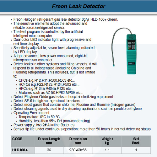 FATOOLS HDL100+ - FREON LEAK DETECTOR