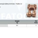 FATOOLS BA1110 - HEAVY DUTY BATTERY TERMINAL CLAMP COPPER