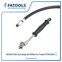 FATOOLS HS1029C - HD DIAL TYRE GAUGE & INFLATOR F/TRUCK 160PSI