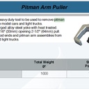 FATOOLS HS3323 - PITMAN ARM PULLER CAP.55MM
