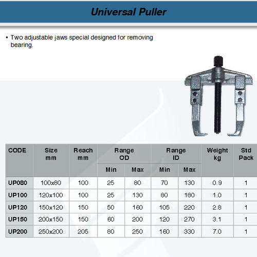 FATOOLS UP150 - UNIVERSAL PULLER SIZE 200X150