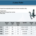 FATOOLS B3JGP300 - REVERSIBLE 3 JAW PULLER SIZE 12"