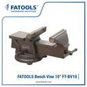 FATOOLS BV10 Swivel Bench Vise 10" OPEN 9" Catok Ragum Putar 360 Baja