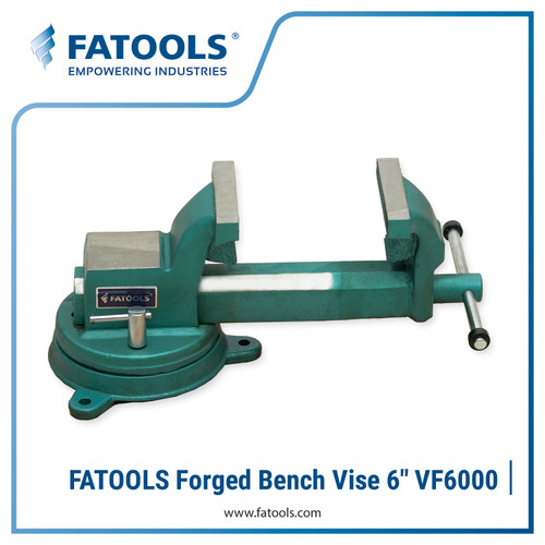 FATOOLS VF6000 Forged Bench Vise 6" Open 6" Catok Ragum