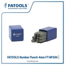 FATOOLS NFS04 Number Stamp Punch 4mm Alat Ketok Nomor Angka