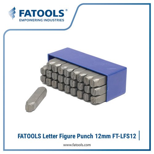 FATOOLS LFS12 Letter Figure Punch Stamp 12mm Huruf Ketok