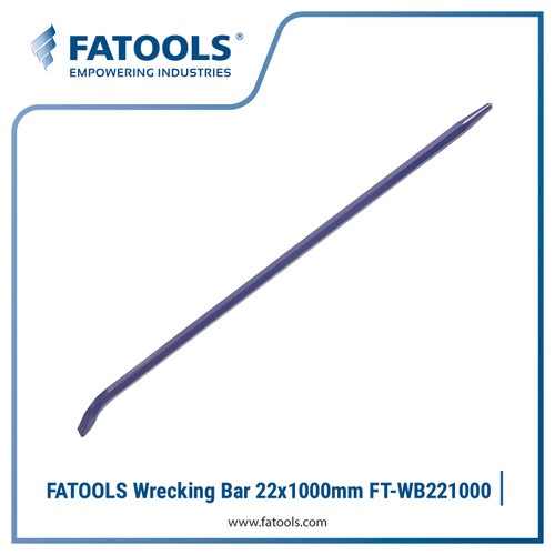 FATOOLS WB221000 Wrecking Bar 22X1000mm Linggis Pencabut Paku