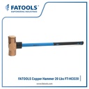 FATOOLS HCO20 - COPPER SLEDGE HAMMER 20 LBS 10 Kg Palu Tembaga