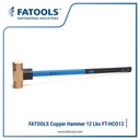 FATOOLS HCO12 COPPER SLEDGE HAMMER 12 LBS