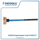 FATOOLS HCO10 COPPER SLEDGE HAMMER 10 LBS