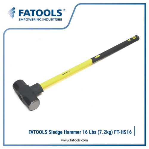FATOOLS HS16 Sledge Hammer Fiberglass Handle 16 Lbs Palu Godam Bodem