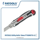 FATOOLS BUK07G-L5 Utility Knife 18MM Cutter Pemotong Kardus Kertas