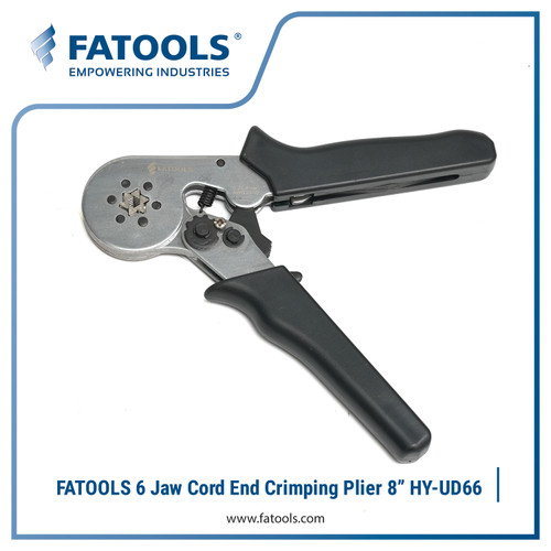 FATOOLS HY-UD66 - CORD END CRIMPING PLIER 6 JAWS 8"