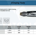 FATOOLS HD16L TERMINAL CRIMPING PLIER SIZE 1.25~16