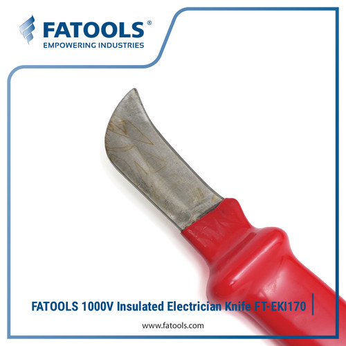 FATOOLS EKI-170 1000V Insulated Electrician Knife 5.1/2" Pisau Listrik