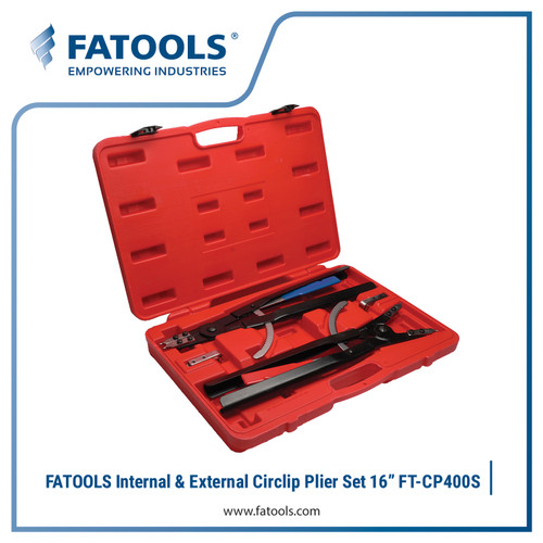FATOOLS CP400S - INT & EXT CIRCLIP PLIER SET SIZE 16"