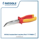 FATOOLS PBN08-I 1000V Bent Long Nose Plier 8" Tang Listrik Isolasi