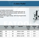 FATOOLS M3JGP-2 - MINI 3 JAW PULLER SIZE #2