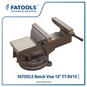 FATOOLS BV10 Swivel Bench Vise 10" OPEN 9" Catok Ragum Putar 360 Baja