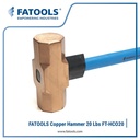 FATOOLS HCO20 - COPPER SLEDGE HAMMER 20 LBS 10 Kg Palu Tembaga