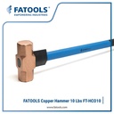 FATOOLS HCO10 COPPER SLEDGE HAMMER 10 LBS