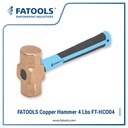 FATOOLS HCO04 COPPER HAMMER 4 LBS 2 KG Palu Tembaga