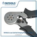 FATOOLS HY-UD66 - CORD END CRIMPING PLIER 6 JAWS 8"