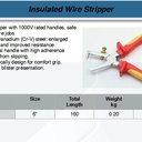 FATOOLS PWS06-I - 1000V WIRE STRIPPER PLIER SIZE 6"