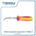 FATOOLS PBN08-I 1000V Bent Long Nose Plier 8" Tang Listrik Isolasi