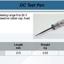 FATOOLS TP200 Round Tipped DC Testpen 6V 24V Obeng Listrik