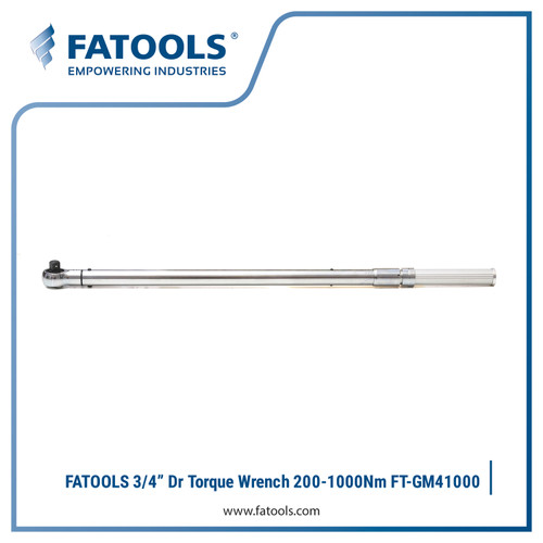 FATOOLS GM41000 3/4" Dr Torque Wrench 200-1000Nm Kunci Momen Torsie