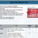 FATOOLS OES12MM - OPEN END WRENCH SET ISI 12PCS