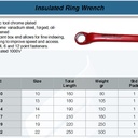 FATOOLS RWI19 - 1000V RING WRENCH SIZE 19