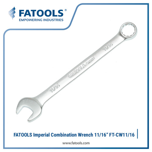 FATOOLS CW11/16 Inch Combination Wrench 11/16 Inci Kunci Ring Pas