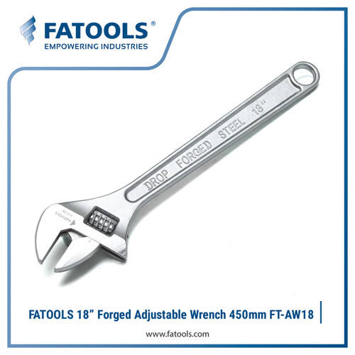 FATOOLS AW18 Adjustable Wrench 18" Spanner Kunci Inggris Forged