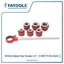 FATOOLS R12-65255 - MANUAL PIPE THREADER 1/2"-2" SIZE BSPT