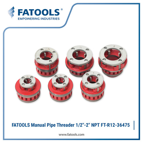 FATOOLS R12-36475 - MANUAL PIPE THREADER 1/2"-2" SIZE NPT