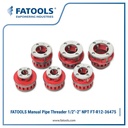 FATOOLS R12-36475 - MANUAL PIPE THREADER 1/2"-2" SIZE NPT