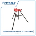 FATOOLS TCV460E TRISTAND CHAIN VISE 1/8 - 6" PENJEPIT PIPA